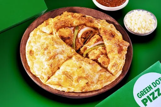 Corn & Paneer Tikka Stuffed Pizza + Free Coke (250 Ml)