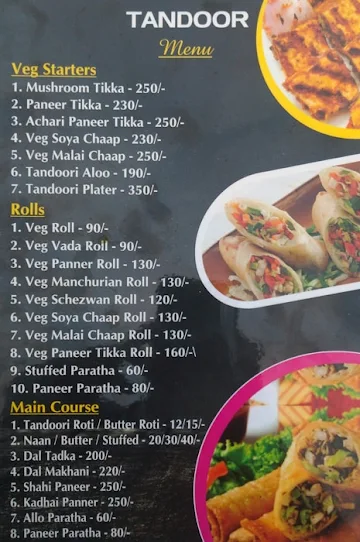 Bindaas Bol menu 