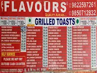 Flavours Toast menu 1