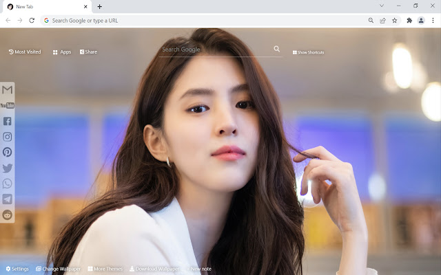 Han So Hee Wallpaper HD New Tab