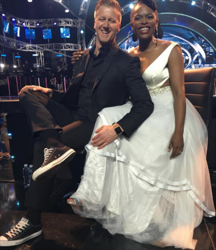 Unathi Msengana and Gareth Cliff