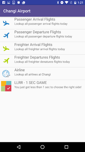 Changi Airport Flight Status