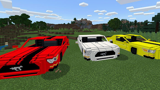 Screenshot Cars Mod for Minecraft PE