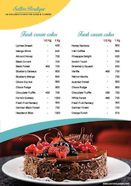 The Freshlymade menu 1