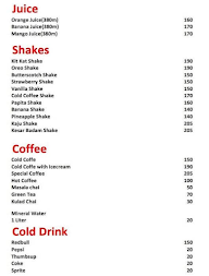 Cafe Yogesh menu 1