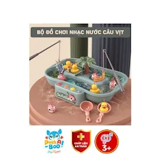 Bữa tiệc nhạc nước câu vịt - Màu xanh Peek a Boo