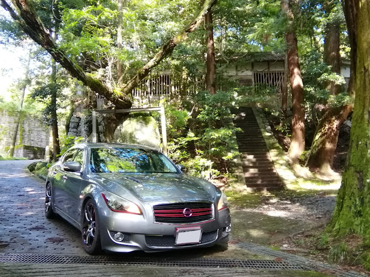 フーガの氣都倭既神社・奈良県高市郡明日香村上地区・苔が多くて秘境・冬野川のせせらぎに関するカスタム事例の投稿画像7枚目