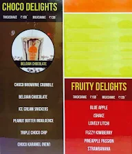 The Thickshake Factory menu 1