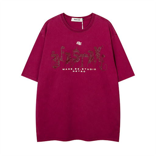 Title 2, Creative Letters Paddle Print Short Sleeve for ...