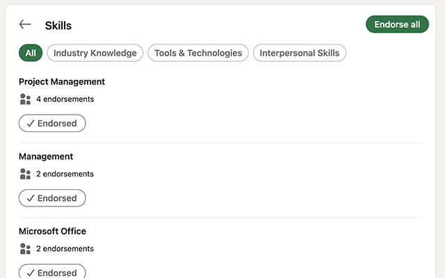Endorse-All Button for LinkedIn Preview image 3