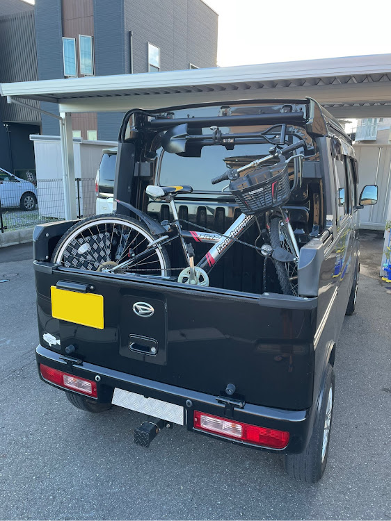 ハイゼットデッキバンの自転車・デッキバンに関するカスタム事例の投稿画像1枚目