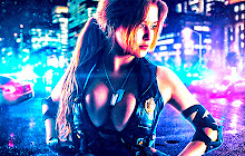 Neon Girls Wallpapers New Tab small promo image