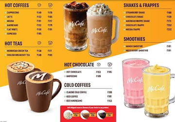 McCafe by McDonald's menu 