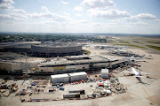 A general view shows airplanes on the tarmac at Paris Charles de Gaulle airport in Roissy-en-France. 