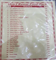 Rawat Restaurant menu 3