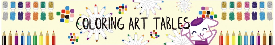 Coloring Art Tables Banner