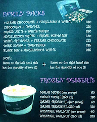 What's Your Flavour? menu 3