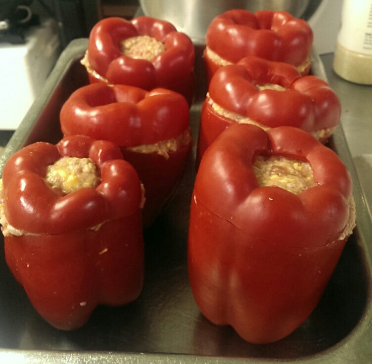 Stuffed peppers..no Gluten here