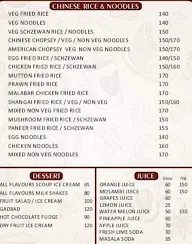 Mayuri Multicuisine Family Restaurant menu 8