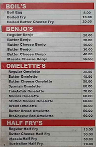 Hot Point (The Royal Omlette) menu 1