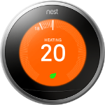 nest thermostat gen 3 front view 