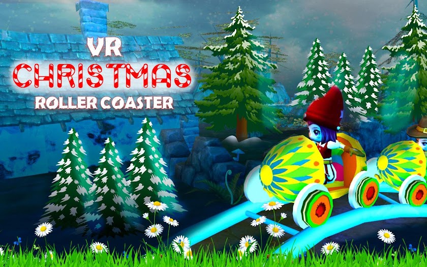 VR Christmas Roller Coaster Screen 1
