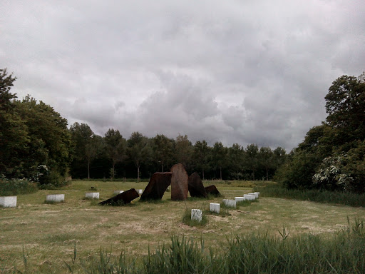 Landschap Van Leisteen en Marmer 