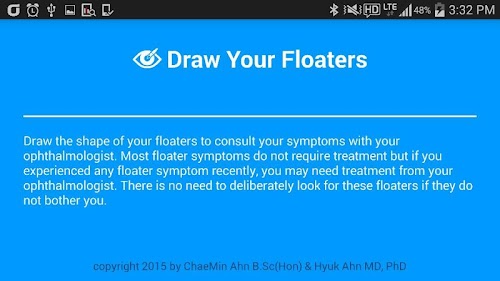 Android application Draw Your Floaters screenshort
