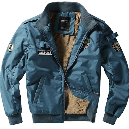Title 2, Mens Plus Fleece Padded Flight Jacket, offerin...