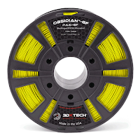 3DXTech Obsidian-GF PA6+Glassfiber [Markforged Onyx Alternative] Filament - 1.75mm (1kg) Yellow