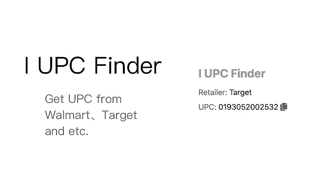 I UPC Finder