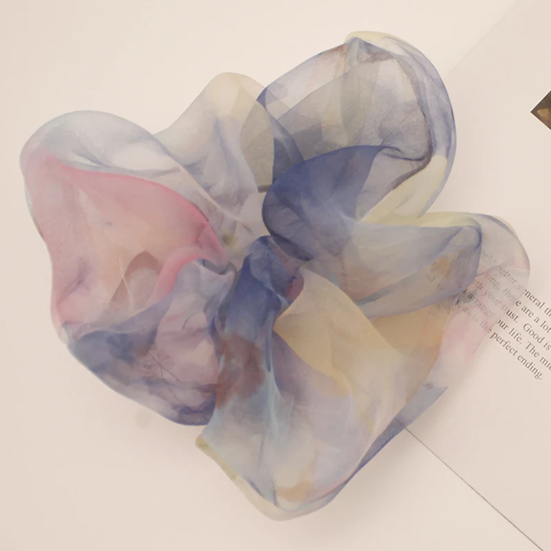 Chiffon Organza Sobredimensionado Primavera Verano Nuevos Accesorios Sencillos para el Cabello, Suaves y Elegantes, Perfectos para Cualquier Peinado