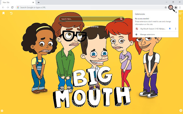 Big Mouth Season 3 Wallpaper Computer New Tab