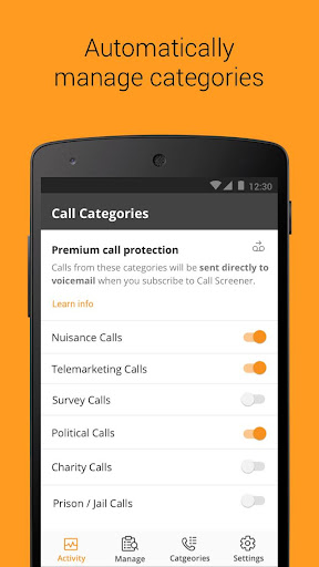 Boost Call Screener Premium