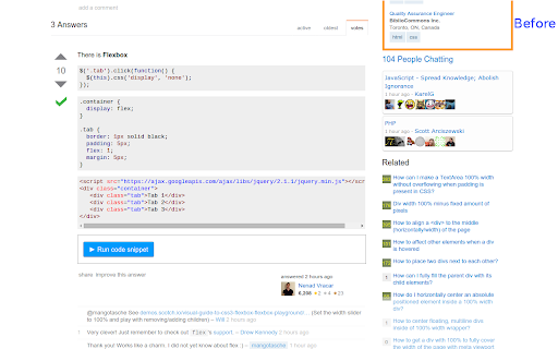 stackoverflow simplified