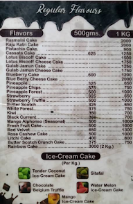 Rehamati Bakery menu 1