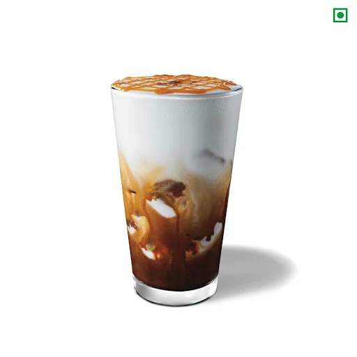 Iced Salted Caramel Cloud Macchiato