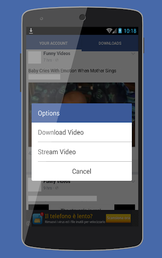 Save Facebook Videos