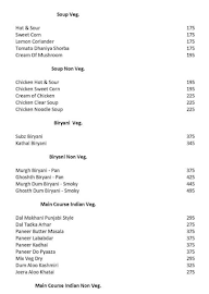 Courtyard Mashaal By The Carlton Hotel menu 4