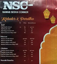 Nawab Seekh Corner menu 1