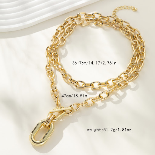 Title 1, Minimalist Creative Large Pendant Multi-layer N...