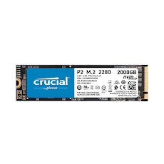 Ổ cứng SSD Crucial P2  2TB  3D NAND NVMe PCIe M.2 (CT2000P2SSD8)