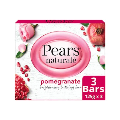 PEARS SOAP NATURALE/POMEGRANATE 3X125GM