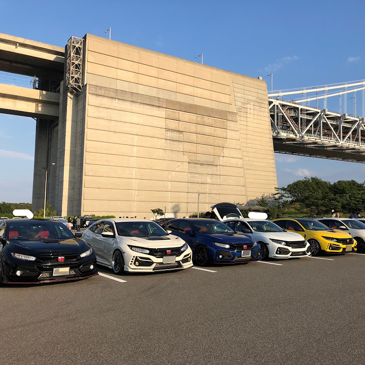 シビックタイプRの第二回水泳大会・岡山県・与島・遠征・オフ会に関するカスタム事例の投稿画像7枚目
