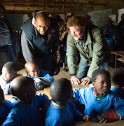 Prince Harry in Lesotho. 