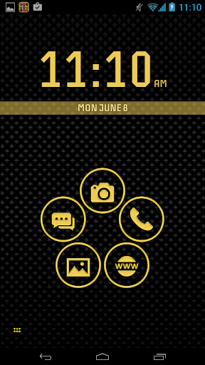 Smart Launcher Gold Theme