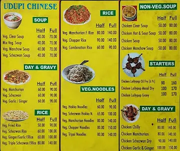 Udupi Chinese Point menu 
