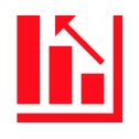 red graph icon