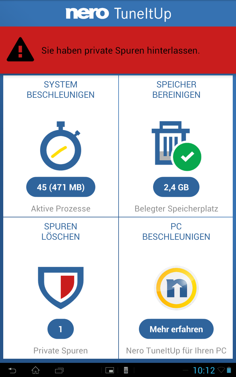Android application Ad-Free Cleaner &amp; Booster screenshort