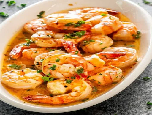 Chili Garlic Prawns-Indo Dish